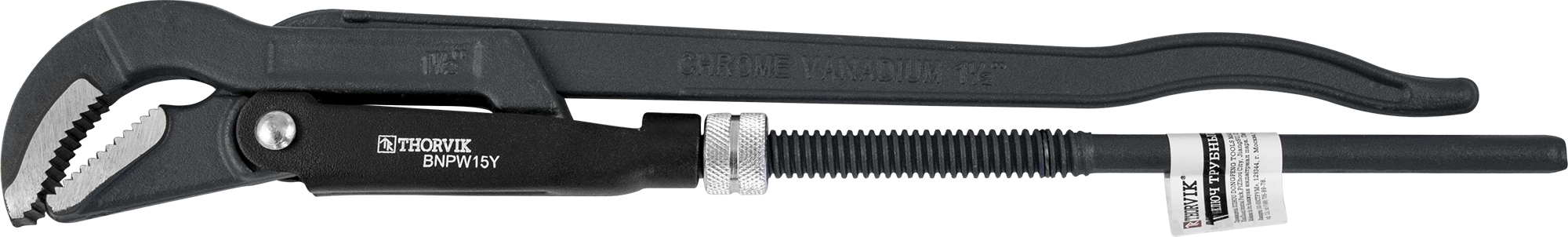 BNPW01Y Ключ трубный рычажный 45° тип S, 300 мм THORVIK BNPW01Y