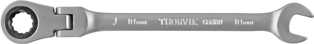 CFRW10 Ключ гаечный комбинированный трещоточный карданный, 10 мм THORVIK CFRW10