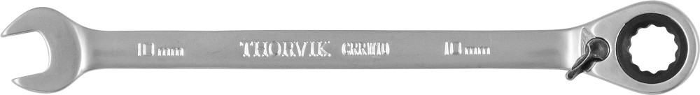 CRRW10 Ключ гаечный комбинированный трещоточный с реверсом, 10 мм THORVIK CRRW10
