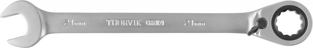 CRRW21 Ключ гаечный комбинированный трещоточный с реверсом, 21 мм THORVIK CRRW21