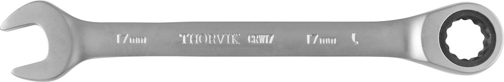 CRW17 Ключ гаечный комбинированный трещоточный, 17 мм THORVIK CRW17