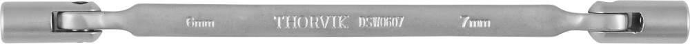 DSW0607 Ключ гаечный карданный, 6х7 мм THORVIK DSW0607