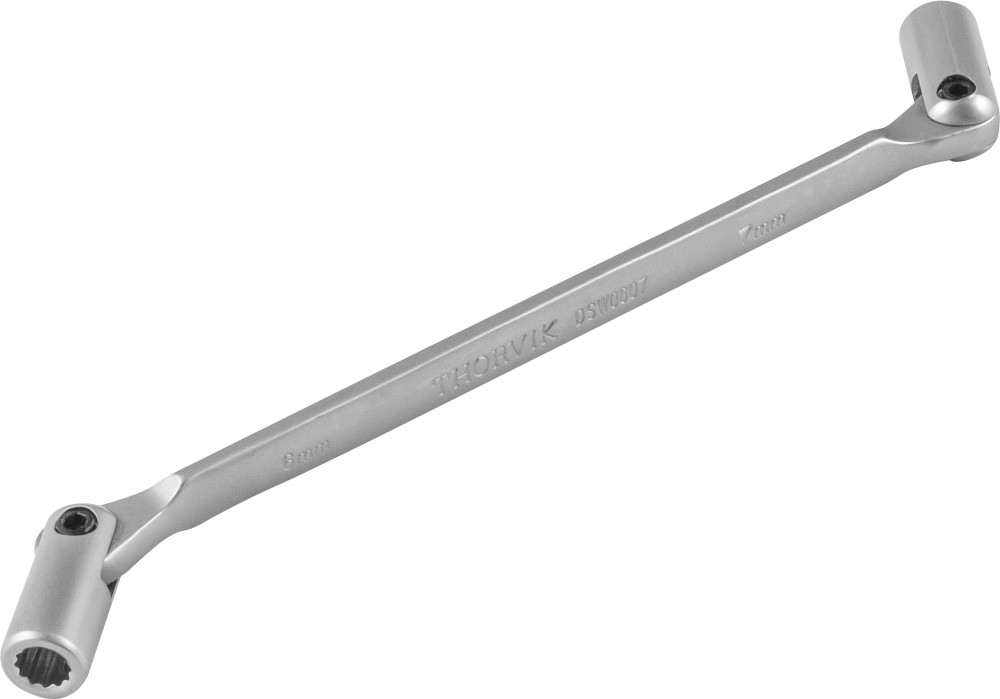 DSW0607 Ключ гаечный карданный, 6х7 мм THORVIK DSW0607