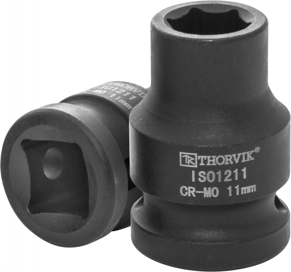 IS01211 Головка торцевая ударная 1/2"DR, 11 мм THORVIK IS01211