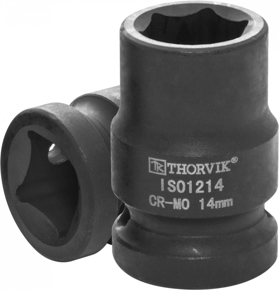 IS01214 Головка торцевая ударная 1/2"DR, 14 мм THORVIK IS01214