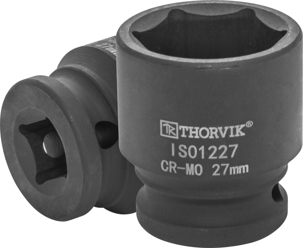 IS01227 Головка торцевая ударная 1/2"DR, 27 мм THORVIK IS01227