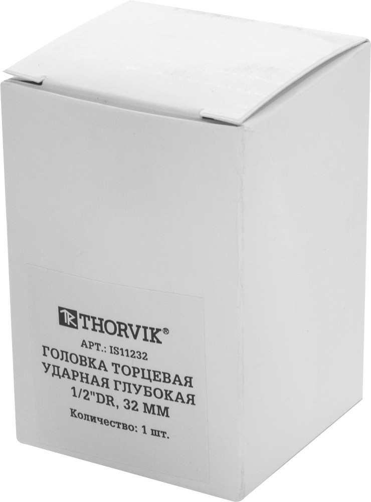 IS11232 Головка торцевая ударная глубокая 1/2"DR, 32 мм THORVIK IS11232