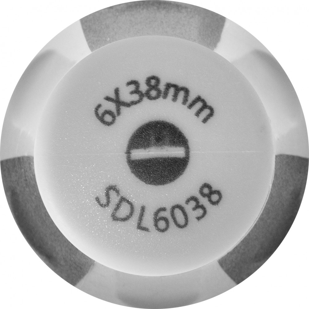SDL6038 Отвертка стержневая шлицевая, SL6х38 мм THORVIK SDL6038