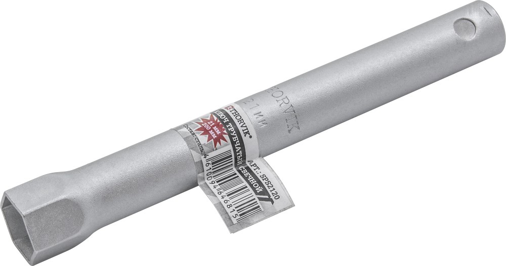 SPS2120 Ключ трубчатый свечной, 21 мм, 200 мм THORVIK SPS2120