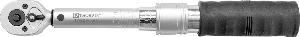 TWBDM14630 Ключ динамометрический двусторонний 1/4"DR, 6-30 Нм THORVIK TWBDM14630