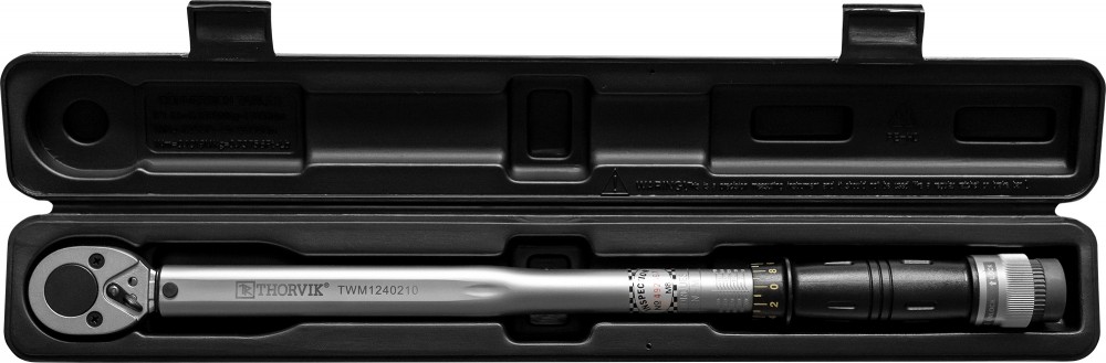 TWM1240210 Ключ динамометрический 1/2"DR, 40-210 Нм THORVIK TWM1240210