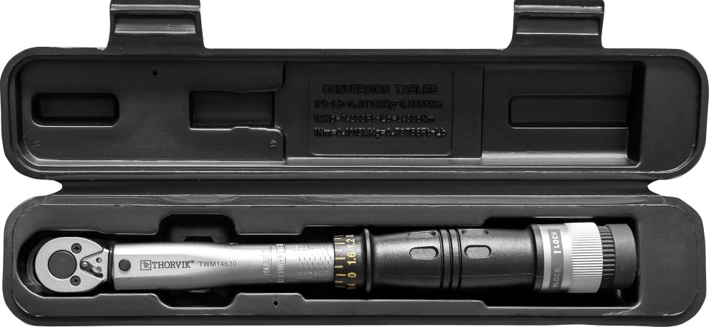 TWM14630 Ключ динамометрический 1/4"DR, 6-30 Нм THORVIK TWM14630