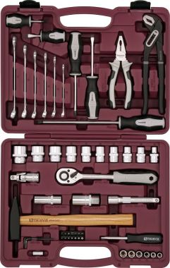 Набор инструмента универсальный 1/4", 1/2"DR, 56 предметов THORVIK UTS0056 ― THORVIK