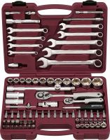 Набор инструмента универсальный 1/4", 1/2"DR, 82 предмета THORVIK UTS0082