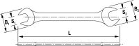 W10607 Ключ рожковый, 6x7 мм THORVIK W10607